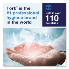 Tork 8 in. x 10 in. Advanced Notched Hand Towel Roll - White (6/Carton)