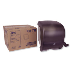 Tork 12.49 in. x 8.6 in. x 12.82 in. Compact Hand Towel Roll Dispenser - Smoke (1/Carton)
