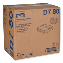Tork 1-Ply 13 in. x 12 in. Universal Masterfold Dispenser Napkins - White (6000/Carton)