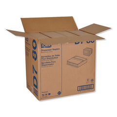 Tork 1-Ply 13 in. x 12 in. Universal Masterfold Dispenser Napkins - White (6000/Carton)
