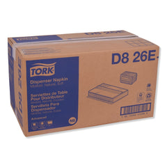 Tork 1-Ply 13 in. x 12 in. Advanced Soft Minifold Dispenser Napkins - Natural (6000/Carton)