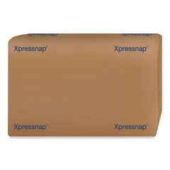 Tork 2-Ply Bag-Pack 13 in. x 8.5 in. Xpressnap Interfold Dispenser Napkins - Natural (6000/Carton)