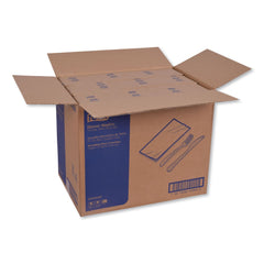 Tork 3-Ply 17 in. x 16.125 in. 1/8 in. Fold Advanced Dinner Napkin - White (1740/Carton)