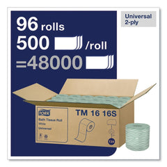 Tork 2-Ply Septic Safe Universal Bath Tissue - White (96/Carton)