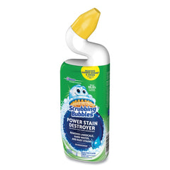 Scrubbing Bubbles 24 oz Power Stain Destroyer Toilet Bowl Disinfectant - Rainshower Scent (6/Carton)