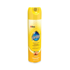 Pledge 9.7 oz Aerosol Spray Furniture Polish - Orange Clean Scent