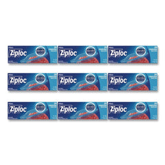 Ziploc 1 Gallon 2.7 mil. 9.6 in. x 12.1 in. Zipper Freezer Bags - Clear (28 Bags/Box, 9 Boxes/Carton)