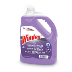 Windex 697262 128-Ounce Non-Ammoniated Glass/Multi Surface Cleaner - Pleasant Scent