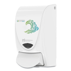 SC Johnson 4.9 in. x 4.6 in. x 9.2 in. 1 L Proline WAVE Manual Soap Dispenser - White (15/Carton)