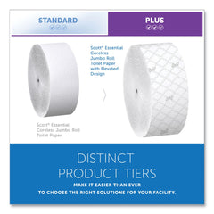 Scott Essential Coreless JRT Septic Safe 1150 ft. 2 Ply Tissues - White (12/Carton)