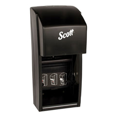 Scott Essential 6 in. x 6.6 in. x 13.6 in. Plastic Tissue Dispenser - Smoke (1/Carton)