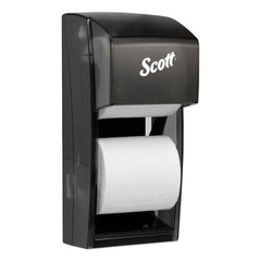 Scott Essential 6 in. x 6.6 in. x 13.6 in. Plastic Tissue Dispenser - Smoke (1/Carton)