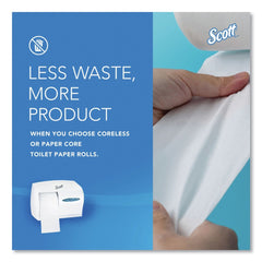 Scott Essential 11 1/10 in. x 6 in. x 7 5/8 in. Coreless SRB Tissue Dispenser - White