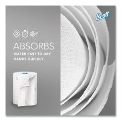 Scott 25702 1,150 ft. 1-Ply Pro Hard Roll Paper Towels with Elevated Scott Design - Blue Core Only (6-Rolls/Carton)
