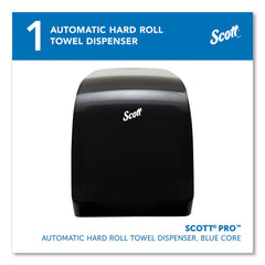 Scott 34348 12.66 in. x 9.18 in. x 16.44 in. Pro Electronic Hard Roll Towel Dispenser - Smoke (1/Carton)