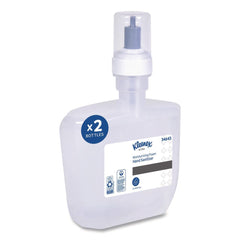 Kleenex 34643 Super 1,200 mL Cassette Moisturizing Foam Hand Sanitizer - Unscented (2/Carton)