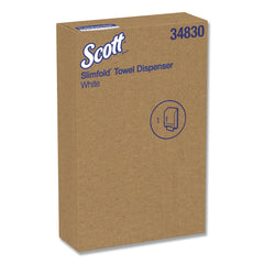 Scott 34830 9.88 in. x 2.88 in. x 13.75 in. Control Slimfold Towel Dispenser - White