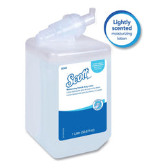 Scott 1 L Bottle Moisturizing Hand and Body Lotion - Fresh Scent (6/Carton)