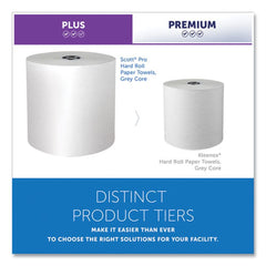 Scott 7.5 in. x 900 ft. 1-Ply Pro Hard Roll Paper Towels with Absorbency Pockets - Green Core Only (6/Carton)