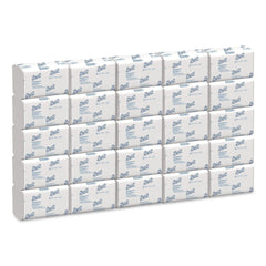 Scott 9.4 in. x 12.4 in. 1-Ply Essential Low Wet Strength Multi-Fold Towels - White (25/Carton)