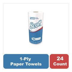 Scott Choose-A-Sheet 1-Ply 4.8 in. x 11 in. Mega Kitchen Roll Paper Towels - White (24/Carton)
