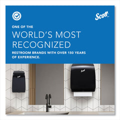 Scott Essential 12.7 in. x 9.57 in. x 15.76 in. Electronic Hard Roll Towel Dispenser - Black (1/Carton)