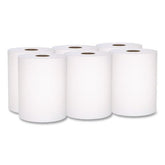 Scott 8 in. x 800 ft. 1-Ply Universal 100 Percent Recycled Fiber Hard Roll Paper Towels - White (6/Carton)