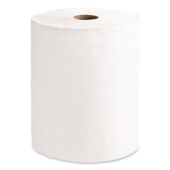 Scott 8 in. x 800 ft. 1-Ply Universal 100 Percent Recycled Fiber Hard Roll Paper Towels - White (6/Carton)