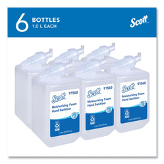 Scott 91560 1000ml Pro Moisturizing Foam Hand Sanitizer Refill - Fruity Cucumber Scent (6/Carton)