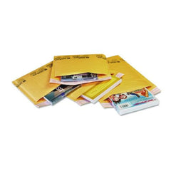 Sealed Air Jiffylite #0 Barrier Bubble Air Cell Cushion Self-Adhesive Closure Self-Seal 6 in. x 10 in. Bubble Mailer - Brown Kraft (200/Carton)