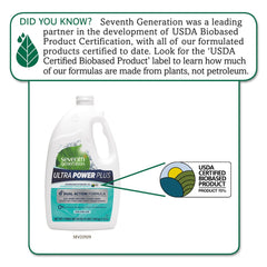 Seventh Generation SEV 22929CT Ultra Power Plus 65 oz. Natural Auto Dishwasher Gel - Fresh Citrus (6/Carton)