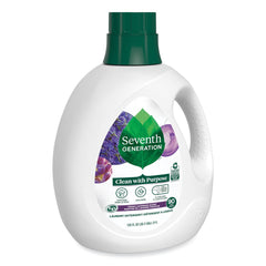 Seventh Generation 10732913450647 135 oz. Bottle Natural Liquid Laundry Detergent - Fresh Lavender (4/Carton)