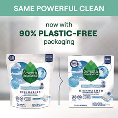 Seventh Generation Natural Automatic Dishwasher Detergent Packs - Free and Clear (5/Carton)