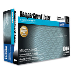 SemperGuard Latex Powdered Gloves - Large Cream (100/Box)