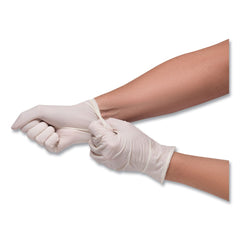 SemperCare Stretch Vinyl Examination Gloves - X-Large, Cream (100/Box)