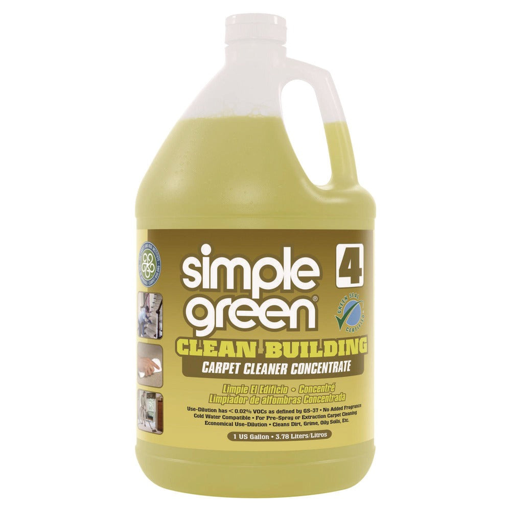 Simple Green 1 Gallon Bottle Unscented Clean Building Carpet Cleaner Concentrate
