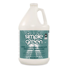 Simple Green Lime Calcium Surface Residue Remover, 1 gal Bottle, 6/Carton