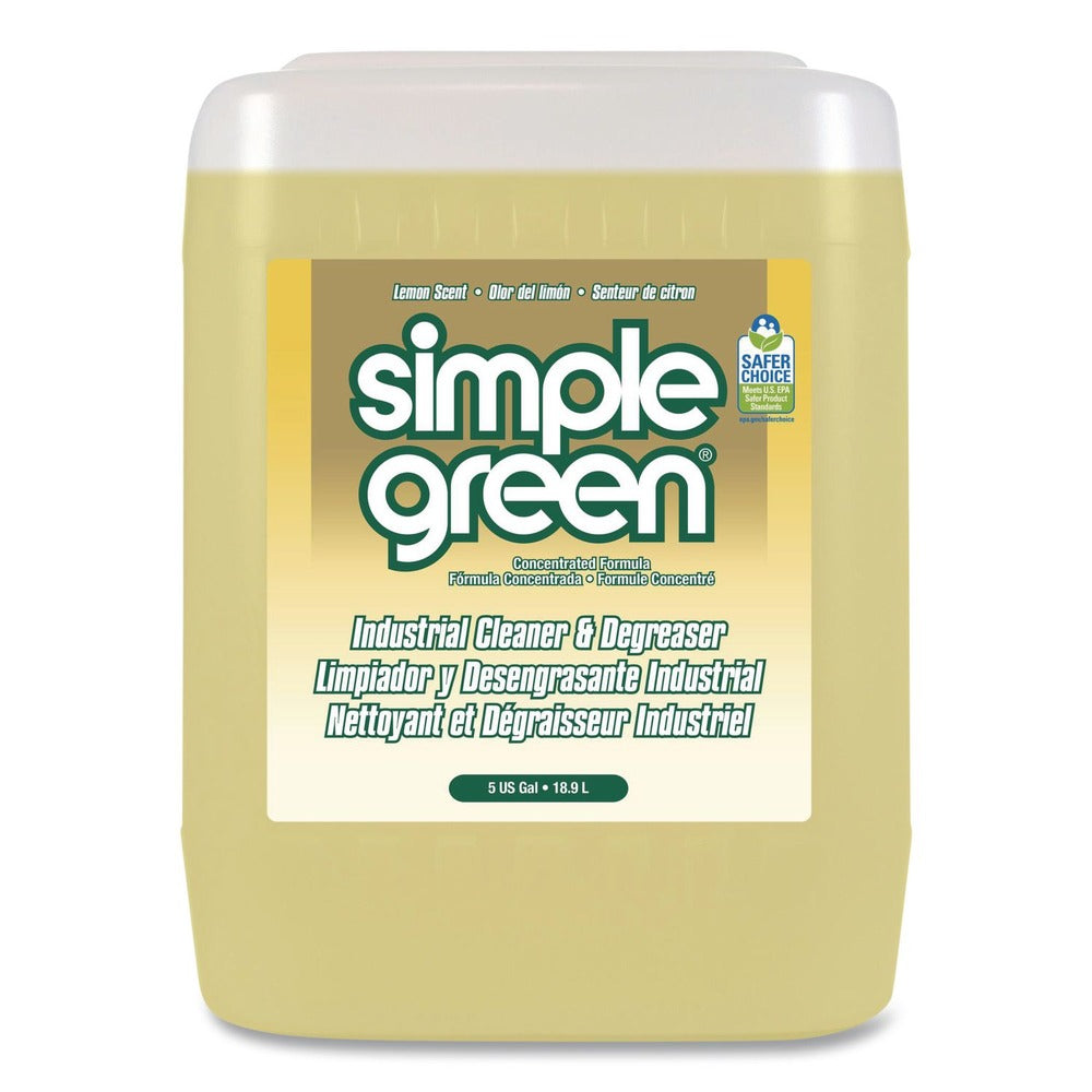 Simple Green 5 Gallon Industrial Cleaner and Degreaser - Lemon Scent