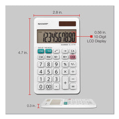Sharp 10-Digit LCD Large Pocket Calculator