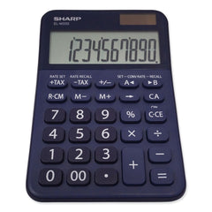 Sharp 10-Digit LCD Desktop Calculator - Blue