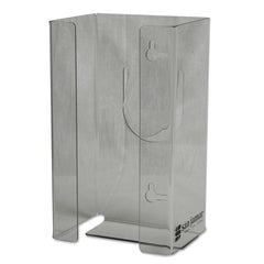 San Jamar 1-Box 5.5 in. x 3.75 in. x 10 in. Plexiglas Disposable Glove Dispenser - Plexiglas Clear