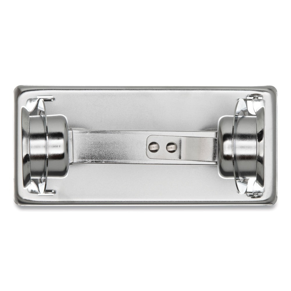 San Jamar 6 in. x 4.5 in. x 2.75 in. Locking Toilet Tissue Dispenser - Chrome