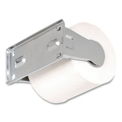 San Jamar 6 in. x 4.5 in. x 2.75 in. Locking Toilet Tissue Dispenser - Chrome