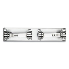 San Jamar 12.38 in. x 4.5 in. x 2.75 in. Locking Toilet Tissue Dispenser - Chrome