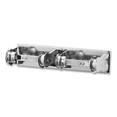 San Jamar 12.38 in. x 4.5 in. x 2.75 in. Locking Toilet Tissue Dispenser - Chrome