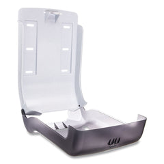 San Jamar 11.75 in. x 6.25 in. x 18 in. Ultrafold Multifold/C-Fold Classic Towel Dispenser - Black Pearl