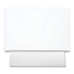 San Jamar 10.75 in. x 6 in. x 7.5 in. Singlefold Paper Towel Dispenser - White