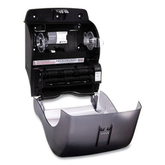 San Jamar 11.75 in. x 9.13 in. x 14.44 in. Tear-N-Dry Essence Touchless Towel Dispenser - Black Pearl
