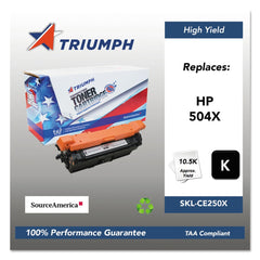 Triumph 751000NSH1104 Remanufactured CE250X (504X) 10,500 Page-Yield High-Yield Toner - Black