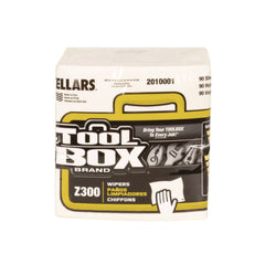 Sellars 660708201002 1-Ply 11.87 x 13 Z300 Quarterfold Wipers - White (12/Carton)